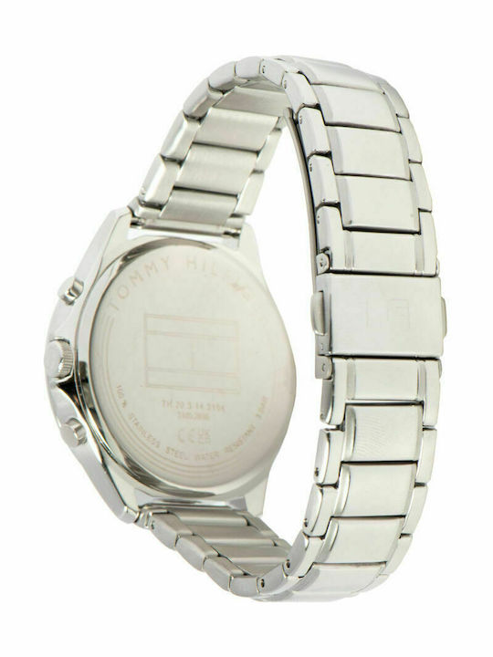 Tommy Hilfiger Quinn Women's Watch Chronograph with Silver Metal Bracelet
