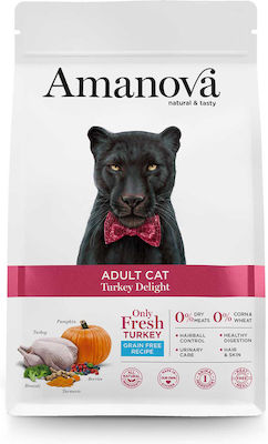 Amanova Adult Delight Dry Food for Adult Cats with Turkey 1.5kg