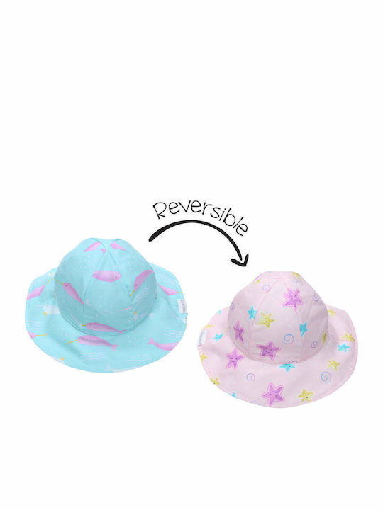 Flapjackkids Kids' Hat Bucket Fabric Sunscreen Light Blue