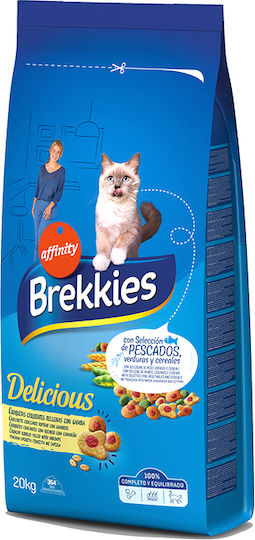Affinity Brekkies Ξηρά Τροφή για Ενήλικες Γάτες με Ψάρια 20kg