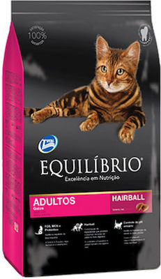 Equilibrio Adult Hairball Controll Ξηρά Τροφή για Ενήλικες Γάτες με Κοτόπουλο 2kg