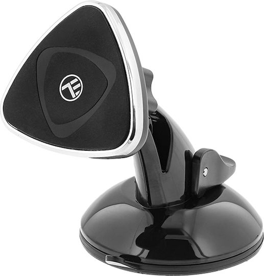 Tellur Phone Suction Cup Magnetic Holder Suport Auto pentru Telefon cu magnet Neagră