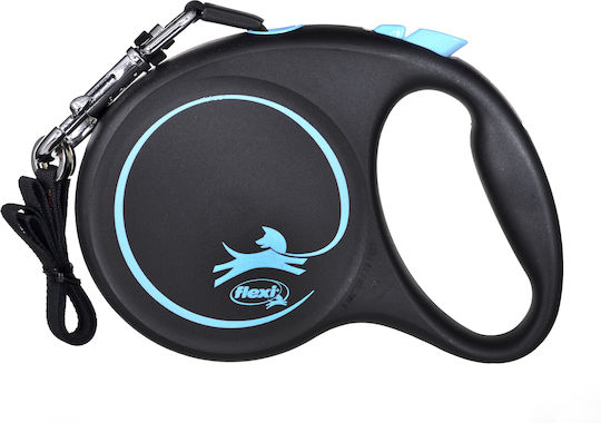 Flexi Foldable Dog Leash Lead Strap Design L Tape in Light Blue Color 5m up to 50kg