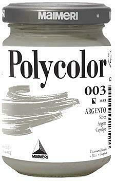 Maimeri Polycolor Ακρυλικό Χρώμα Ζωγραφικής Ασημί 140ml