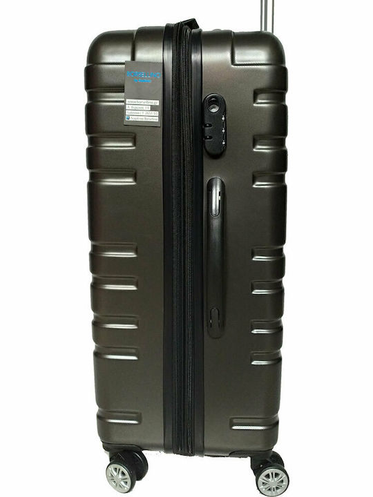 Forecast Cabin Hard Gray Suitcase With 4 Wheels Height 55cm