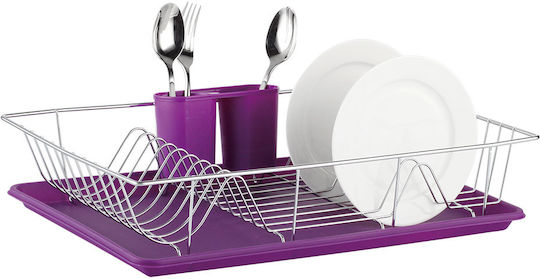 Muhler Metallic Purple Sink Strainer 48x31x10cm