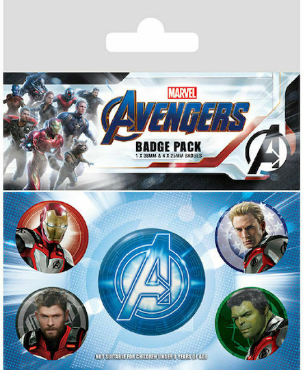 Pyramid International Badge Avengers Endgame Quantum Realm Marvel 5pcs