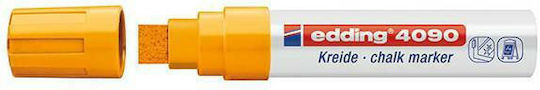 Edding Chalk Marker 4090 Marker Orange Blackboard Liquid Chalk for Glass Τετράγωνη Μύτη