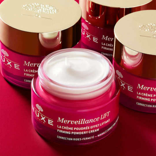 Nuxe Merveillance Lift Firming Powdery Rich Αντιγηραντική & Συσφικτική Κρέμα Προσώπου Ημέρας με Υαλουρονικό Οξύ 50ml