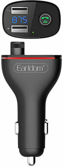 Earldom FM Transmitter Autovehicul cu Bluetooth / USB