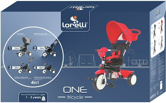 Lorelli One with Parental Handle for 12 Months Red