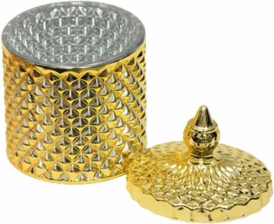 Faitakis Pack Glass Sweet Jar 0503258 with Lid 8.3x8.3x13.8cm