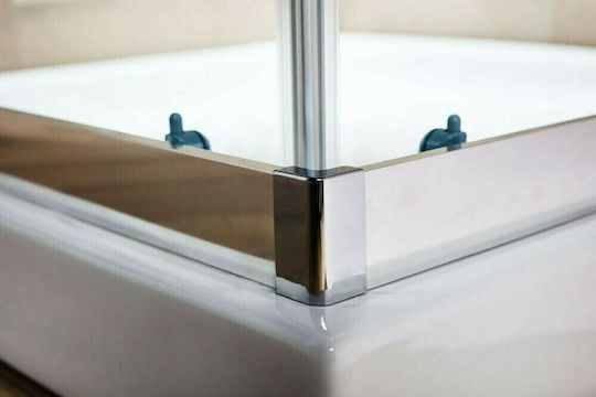 Tema Καμπίνα Ντουζιέρας με Συρόμενη Πόρτα 120x120x180cm Clear Glass