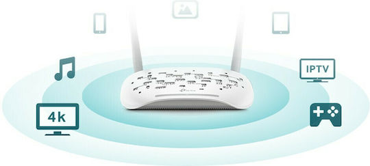 TP-LINK TD-W9960 v1 Ασύρματο VDSL2 Modem Router Wi‑Fi 4 με 4 Θύρες