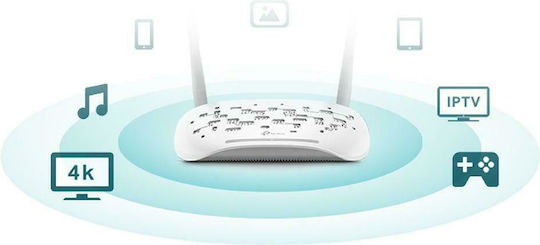 TP-LINK TD-W9960 v1 Ασύρματο VDSL2 Modem Router Wi‑Fi 4 με 4 Θύρες