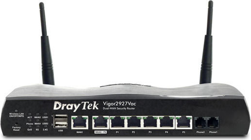 Draytek Vigor 2927Vac Безжична Wi-Fi 5 С 5 Порта Gigabit