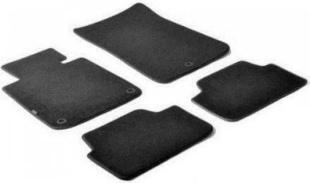 Lampa Set of Front and Rear Mats 4pcs for BMW Series 1 Black