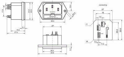 Goobay AC Chassis Plug (11261)