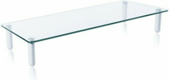 Techly Επιτραπέζια Βάση Οθόνης έως 32" Διάφανη (ICA-MS-461)