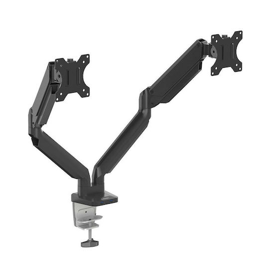 Fellowes Platinum Desktop Stand for 2 Monitors up to 27" with Arm