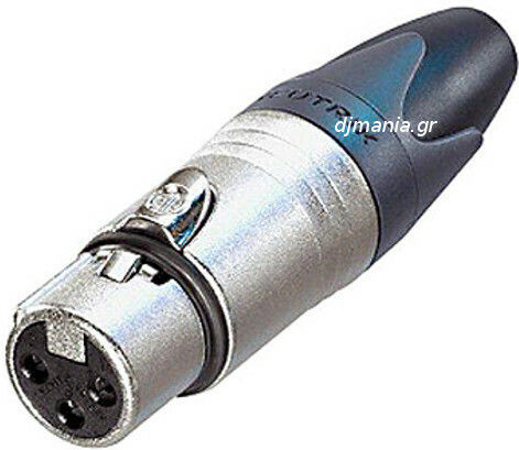 Neutrik NC3FX Plug XLR female Silver (NC3FX)