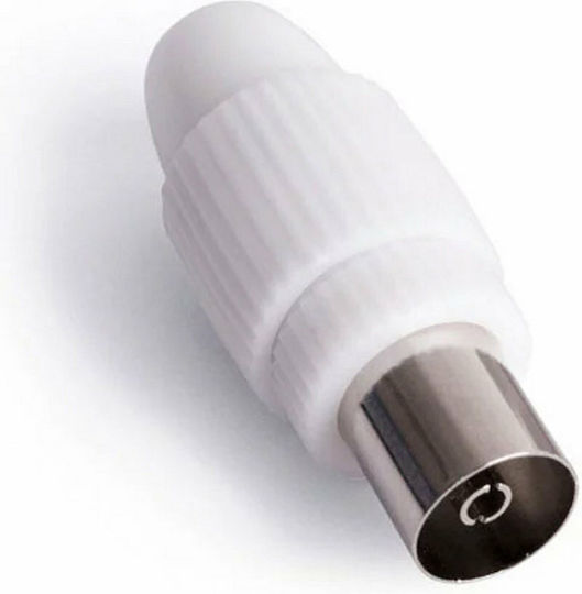 Βύσμα Coaxial female Λευκό 0321.009