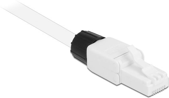 DeLock Βύσμα RJ-45 male Λευκό 86977