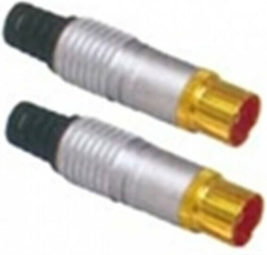 X-treme Щепсел Коаксиален женски Сребрист (CNP-109F)