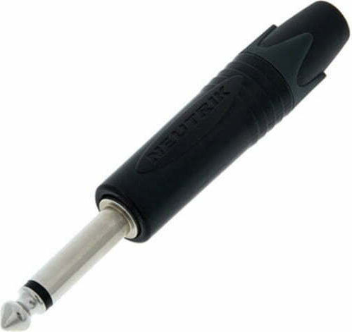 Neutrik Plug 6.3mm Jack mono male Black (NP2X-BAG)