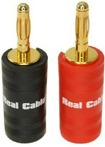 Real Cable Banana male Connector 4pcs