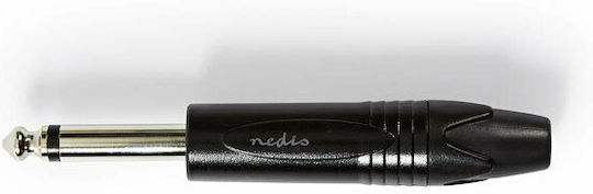 Nedis Plug 6.3mm Jack mono male Black (COTP23900BK)