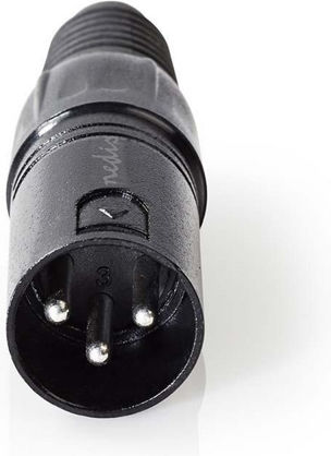 Nedis Βύσμα XLR male Μαύρο COTP15900BK