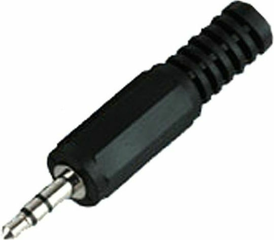 Lz Βύσμα 2.5mm Jack male Μαύρο 01.096.0004