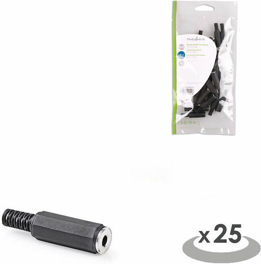 Nedis 25x 3.5mm Jack female (CAVC22910BK)