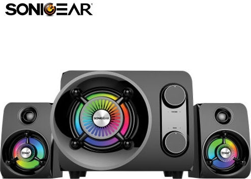 Sonic Gear Titan 3 2.1 Wireless Speakers with Bluetooth 6W Black