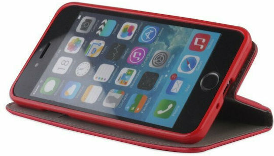 TelForceOne Universal Smart Magnet Book Case έως 5.3" Κόκκινο 2859