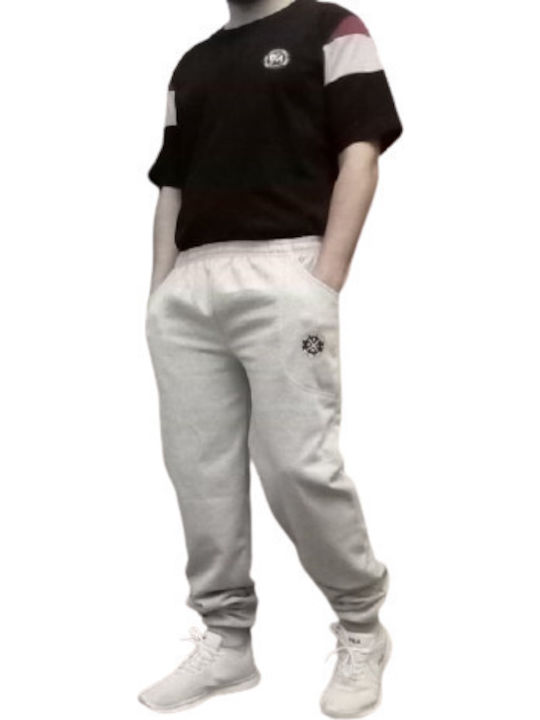 Body Train 9810 Men's Sweatpants with Rubber Gray