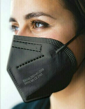 Plastika THrakis Series 902 Advanced Disposable Protective Mask FFP2 NR Black 10pcs