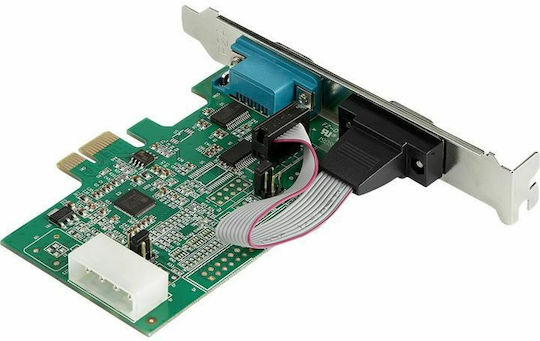 StarTech Κάρτα PCIe σε 2 θύρες RS232 DB9 Serial