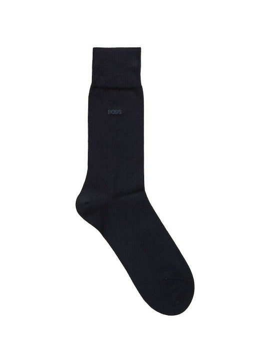 Hugo Boss Ανδρικές Μονόχρωμες Κάλτσες Μπλε
