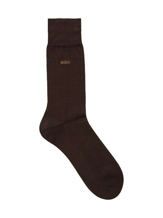 Boss George Herren Einfarbige Socken Braun 1Pack Boss George Herren Einfarbige Socken Braun 1Pack