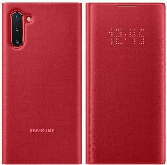 Samsung Led View Cover Book Synthetic Leather Red (Galaxy Note 10)