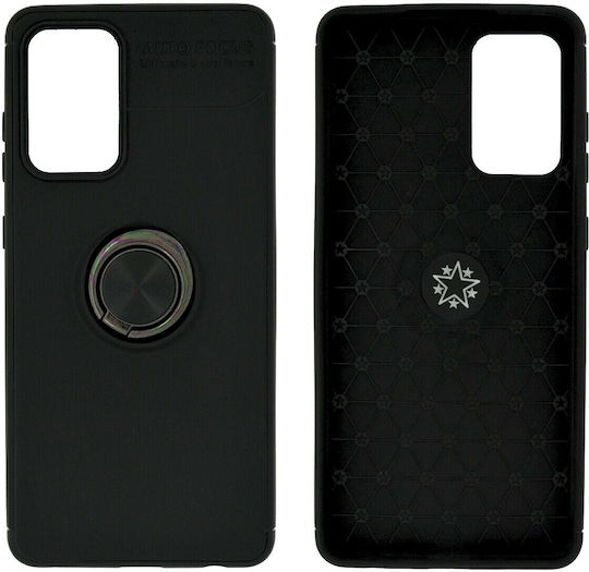 Ancus Autofocus Shockproof Back Cover Plastic Black (Galaxy A72) 31276