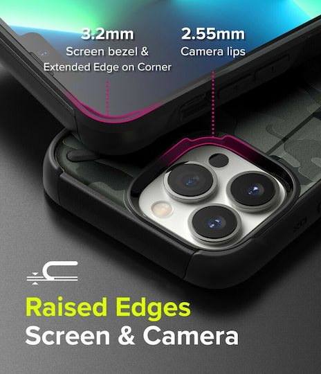 Ringke DX Back Cover Πλαστικό / Σιλικόνης Μαύρο (iPhone 13 Pro)