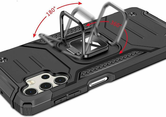 Wozinsky Ring Armor Back Cover Πλαστικό Μαύρο (Galaxy A32 5G)