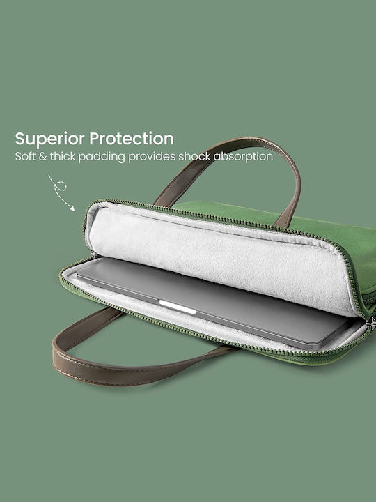 tomtoc Premium H21 Чанта Калъф за лаптоп 14" в Зелен цвят