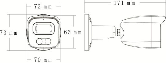 Longse BMSAGC400WH IP Überwachungskamera Full HD+ 4MP Wasserdicht mit Objektiv 2.8mm