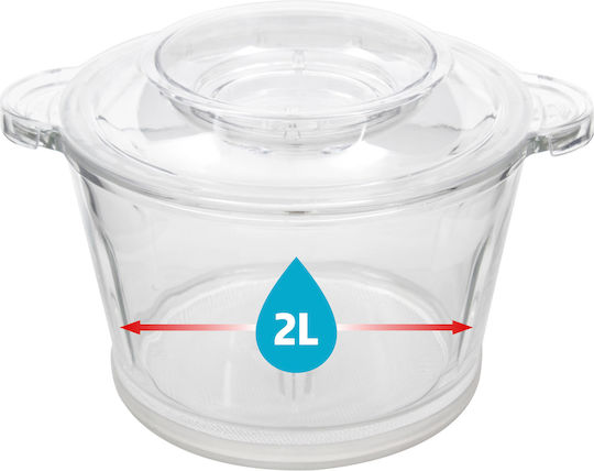 Rohnson Multi Chopper 700W with 2L Inox Bowl