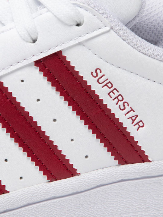 Superstar Superstar Kids Sneakers Cloud White / Team Colleg Burgundy