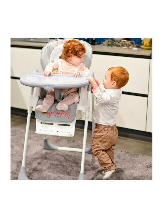 Lorelli Cryspi Foldable Baby Highchair with Adjustable Height Green Frosty
